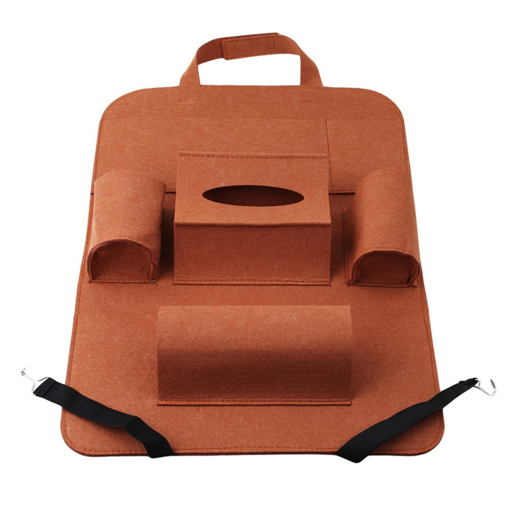Car Supplies Car Felt Storage Bag Hanging Bag Car Seat Back Storage Bag