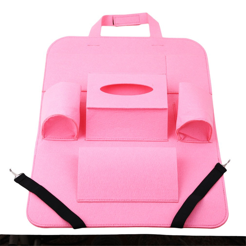 Car Supplies Car Felt Storage Bag Hanging Bag Car Seat Back Storage Bag
