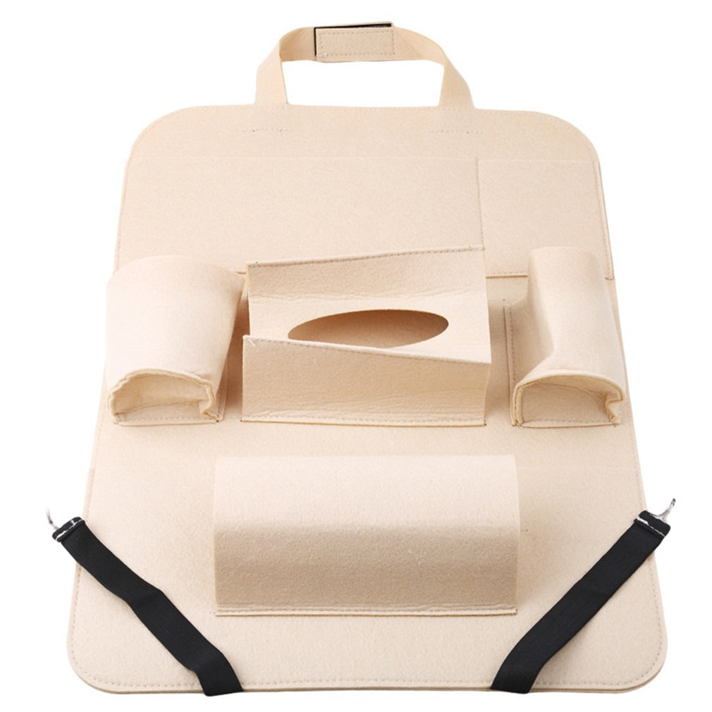 Car Supplies Car Felt Storage Bag Hanging Bag Car Seat Back Storage Bag