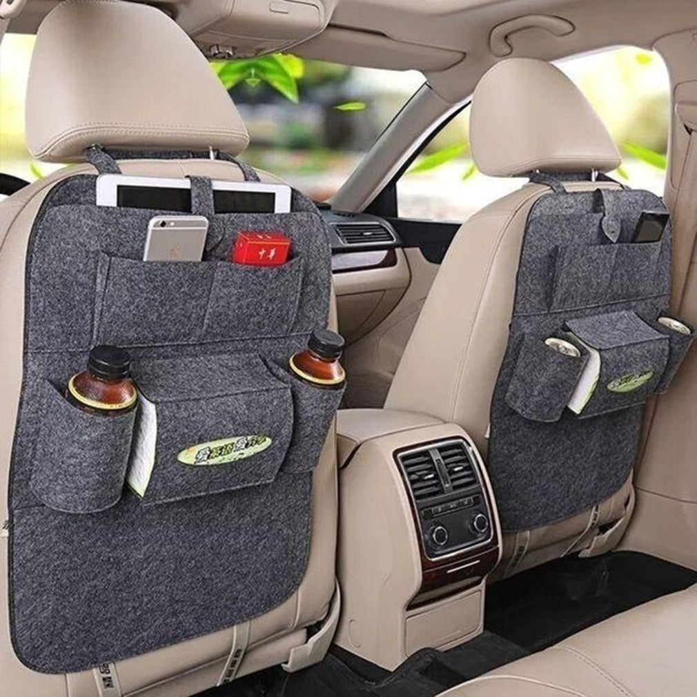 Car Supplies Car Felt Storage Bag Hanging Bag Car Seat Back Storage Bag