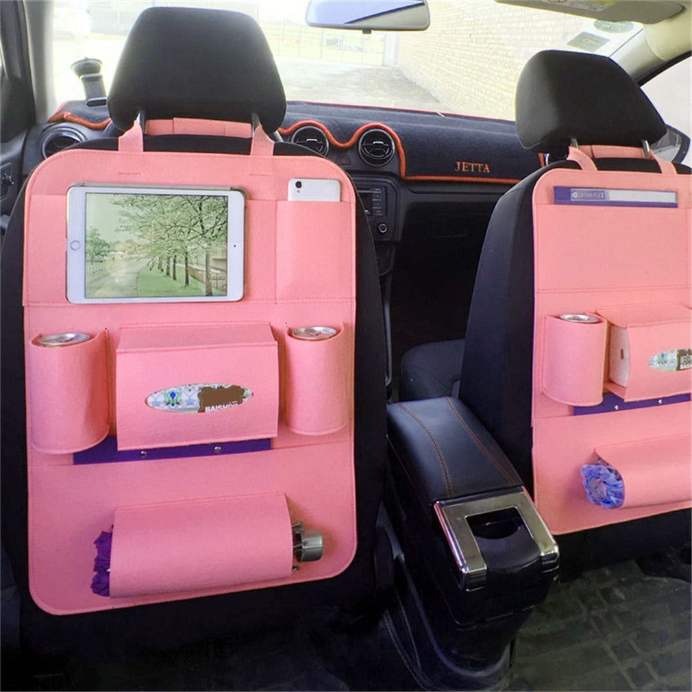 Car Supplies Car Felt Storage Bag Hanging Bag Car Seat Back Storage Bag