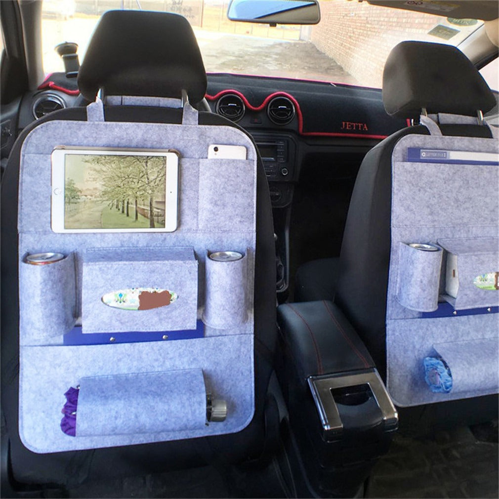 Car Supplies Car Felt Storage Bag Hanging Bag Car Seat Back Storage Bag