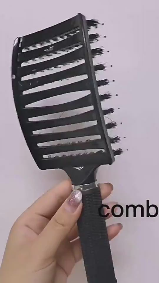 Hairbrush Anti Klit Brushy Haarborstel Women Detangler Hair Brush Bristle Nylon Scalp Massage  Teaser Hair Brush Comb